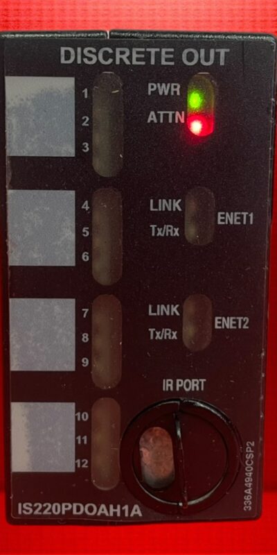 GE Energy Mark VI IS220PDOAH1A Rev D Discrete Output Module OEM