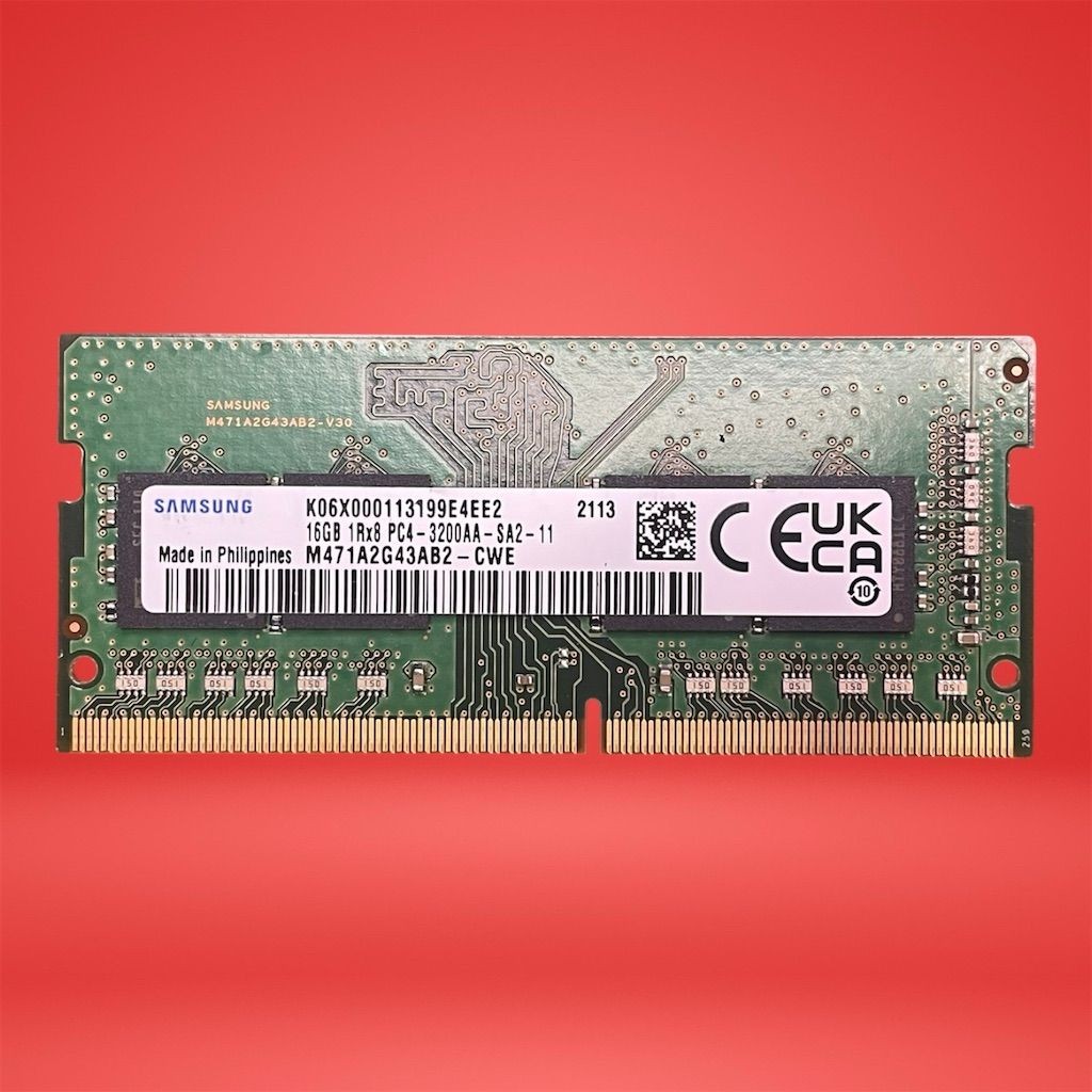 Samsung 16GB DDR4 SO-DIMM Laptop Memory RAM PC4-3200AA M471A2G43AB2-CWE