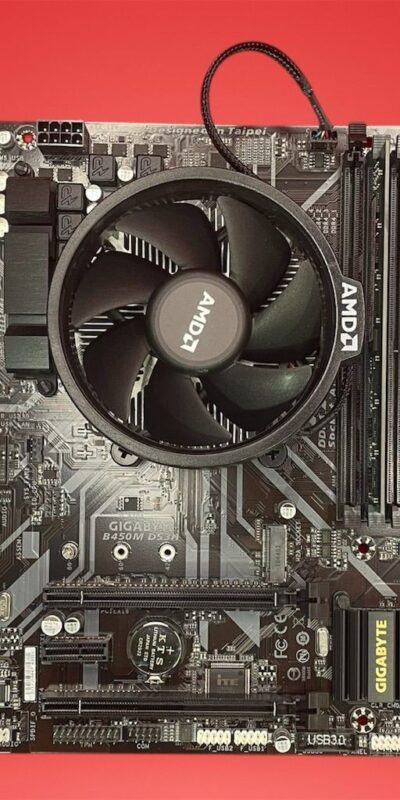 Gigabyte B450M DS3H Motherboard & AMD Ryzen 3 2200G W/ 16GB (2x8GB) RAM