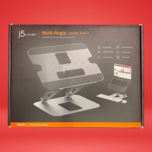 j5create JTS127 Multi-Angle Adjustable Laptop Stand Docking Stand - Silver