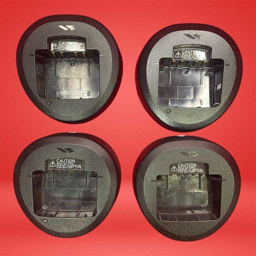 Lot of 4 Vertex Standard CD-58 Desktop Charger W/ LED Indicators AAJ72X001