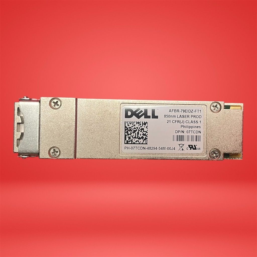 Lot of 9 Dell 40GbE QSFP+ AFBR-79EIDZ-FT1 Transceiver Module 850nm 7TCDN