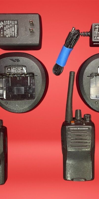 Vertex Standard EVX-531 UHF Two-Way Radios with Chargers - Lot of 2