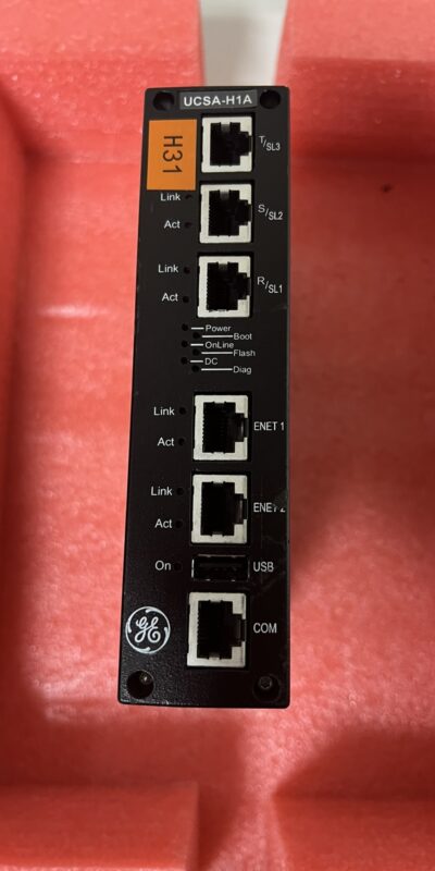 GE Mark VI IS220UCSAH1A / UCSA-H1A Rev C Processor Module â€“ No SD Card