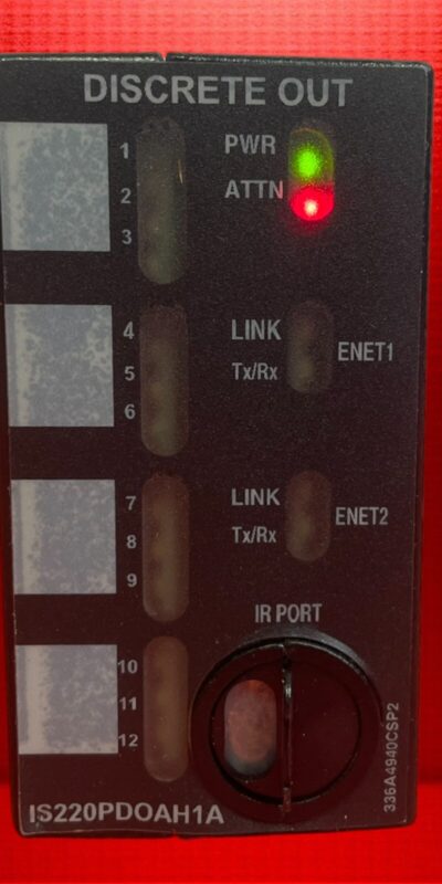 GE Mark VI IS220PDOAH1A Rev E Discrete Output Module â€‘ Genuine OEM