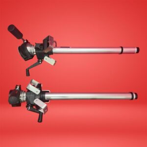 Lot of 2 Manfrotto Bogen #3046 #133 Tripod Side Arm with Heads