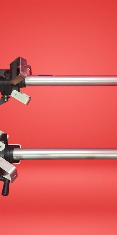 Lot of 2 Manfrotto Bogen #3046 #133 Tripod Side Arm with Heads