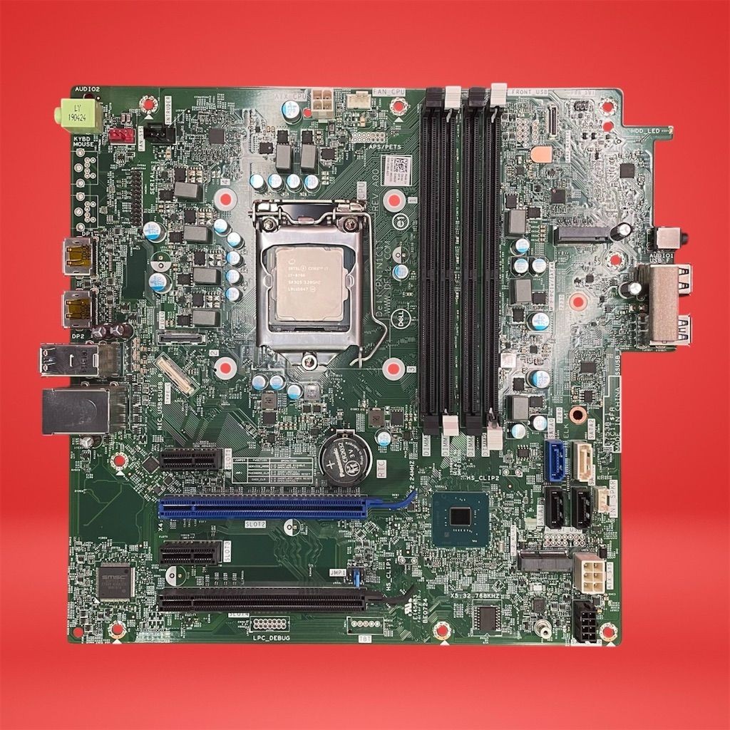 Dell OptiPlex 5060MT Motherboard with Intel i7-8700 CPU & Cooler J8G6F