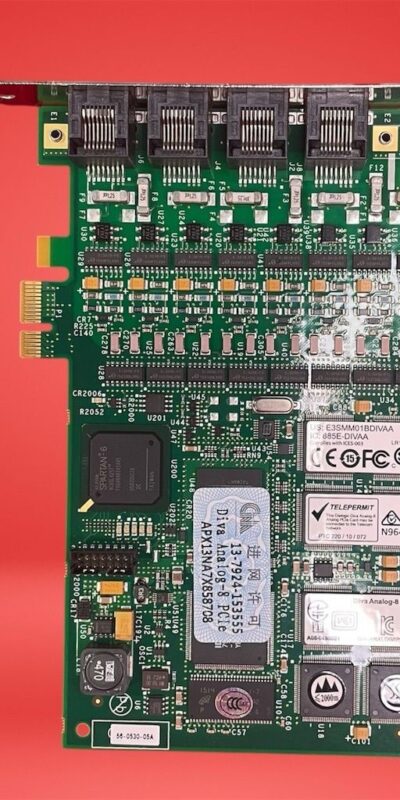 Dialogic Diva Analog-8 PCIe Telephony Voice Card 13-7924-153555