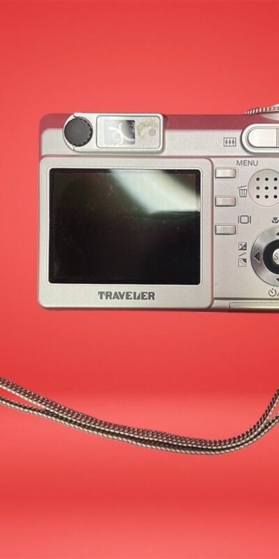 Traveler DC-6300 6.31MP Compact Digital Camera Silver w/ LCD & Flash
