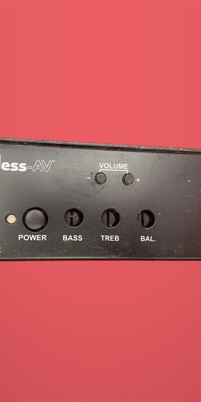Peerless-AV Compact Mini Home Power Amplifier with AUX & Mic Inputs