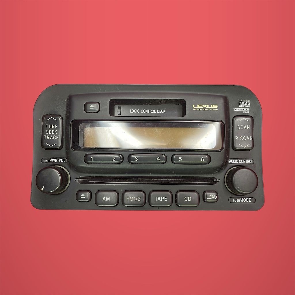 Lexus LX470 OEM Nakamichi Radio CD Cassette Player 1998-2002