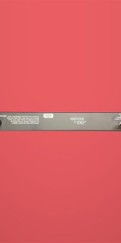 Innovation by ISIS Power Distribution Panel Black Power Strip