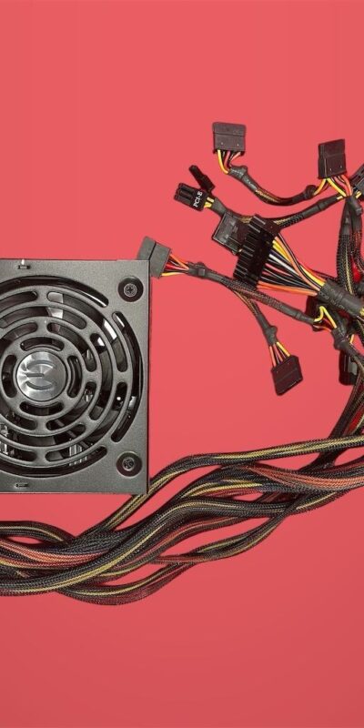 EVGA 500W 80 Plus Power Supply Quiet Cooling Fan Black