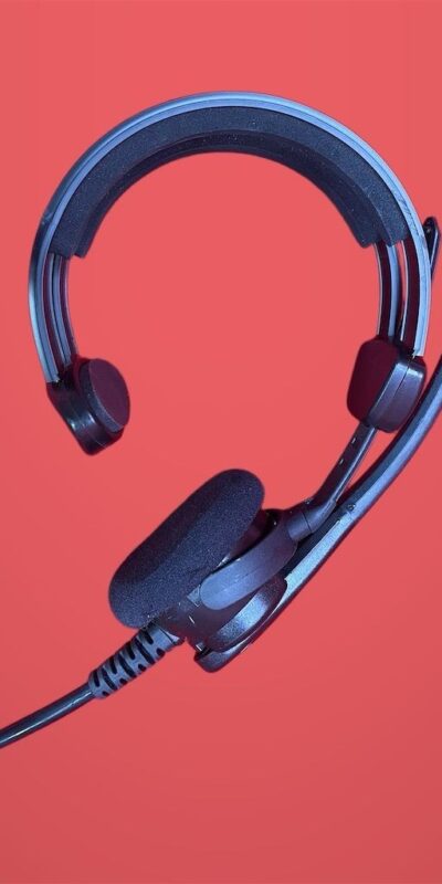 Vocollect Lydia Single-Sided Headset with Boom Mic & XLR4F Connector