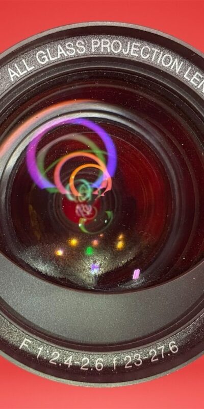 Used Toshiba Projector Zoom Lens (F:2.4-2.6, 23-27.6mm) - Fits TDP-TW355