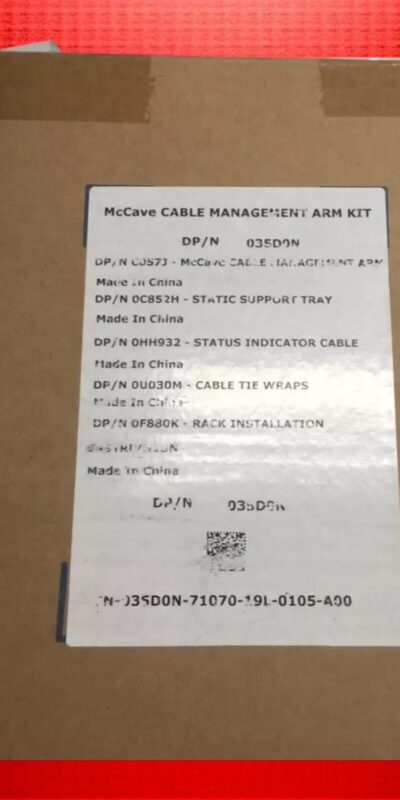 Dell PowerEdge Cable Management Arm Kit 35D0N for R-Series Servers