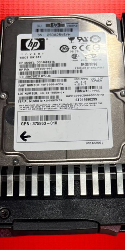 Seagate ST9146802SS 146GB 10K RPM 2.5" SAS Enterprise Server HDD Tested