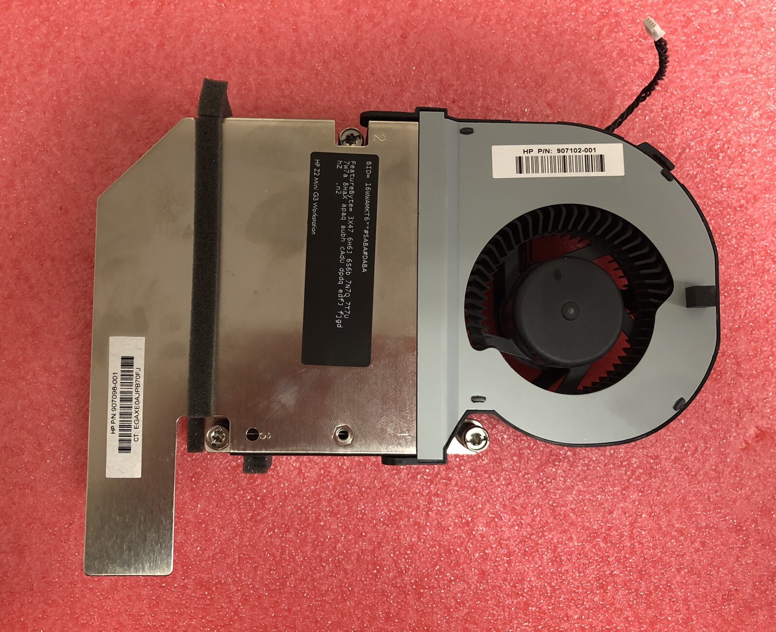 HP Z2 Mini G3 Workstation CPU Heatsink & Fan 907102-001 OEM Cooler