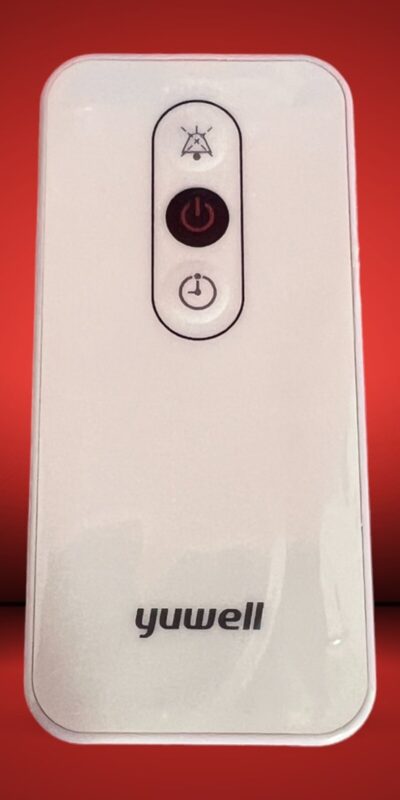 Lot of 5 Yuwell Hearing Amplifier Remote Controls White No Battery CR2025