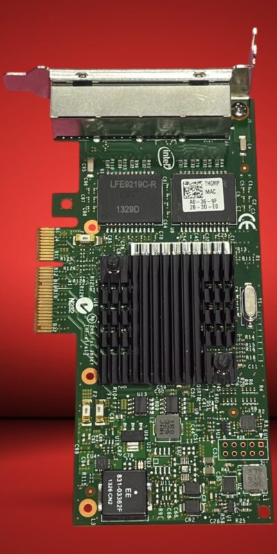 Dell Intel I350-T4 Quad Port 1GbE PCIe Network Adapter 0NWK2 0THGMP +Brackets