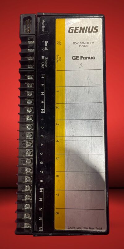 GE Fanuc IC660TSD100B Genius 8-Point 115VAC 2A Output PLC Module