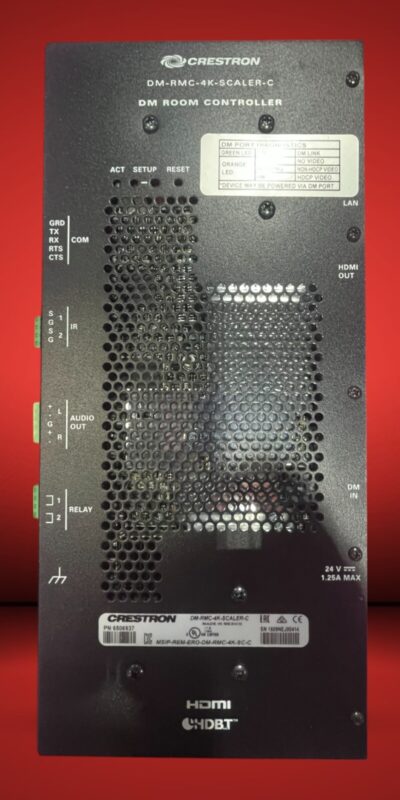 Crestron DM-RMC-4K-SCALER-C 4K DigitalMedia 8G+ Receiver/Scaler PoE No PSU