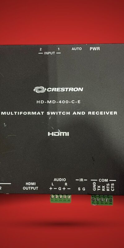 Crestron HD-MD-400-C-E HDMI HDBaseT Multiformat Switch & Receiver Kit