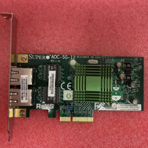 Supermicro AOC-SG-I2 Dual Port 1GbE Intel Gigabit Server NIC Low Profile