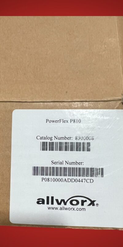 Allworx PowerFlex P810 8-Port Gigabit PoE Managed Rackmount Switch