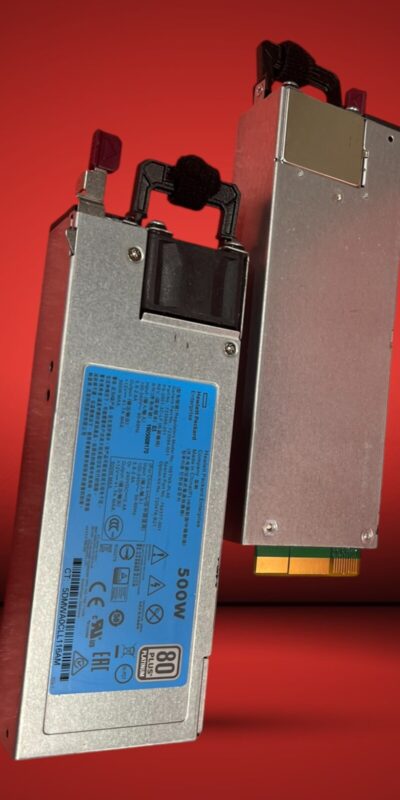 2x HP ProLiant G9 DL390 DL380 ML350 500W Power Supply 723594-001 723595-201