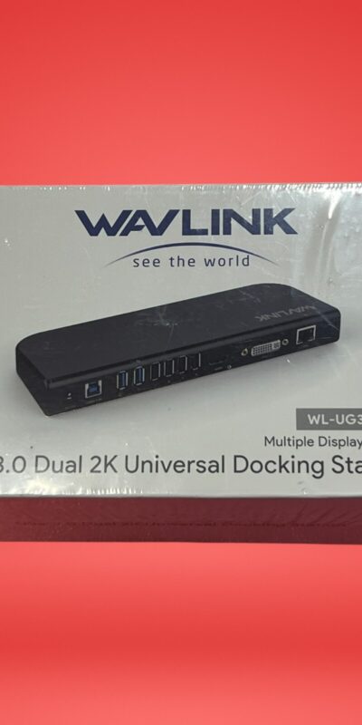 Wavlink WL-UG39DK1 Dual 2K USB 3.0 Universal Laptop Dock HDMI Display Station