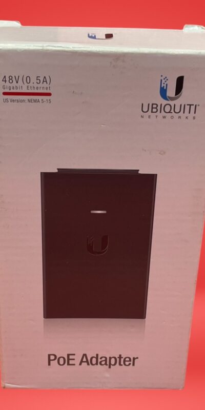 Ubiquiti POE-24-12W-G 24V 0.5A Gigabit PoE Injector US Plug NEMA 5-15 NEW