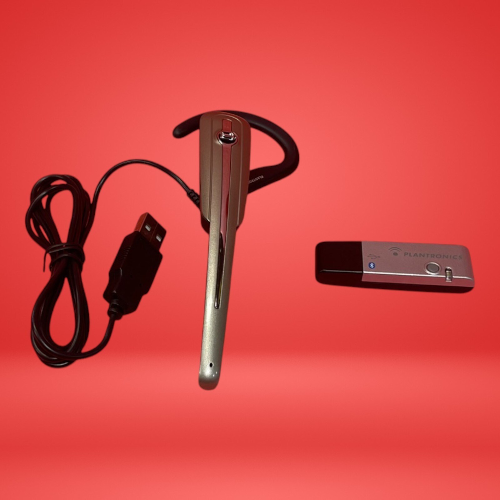 Poly Plantronics Calisto UC Bluetooth Headset + BUA-100 USB Adapter Teams