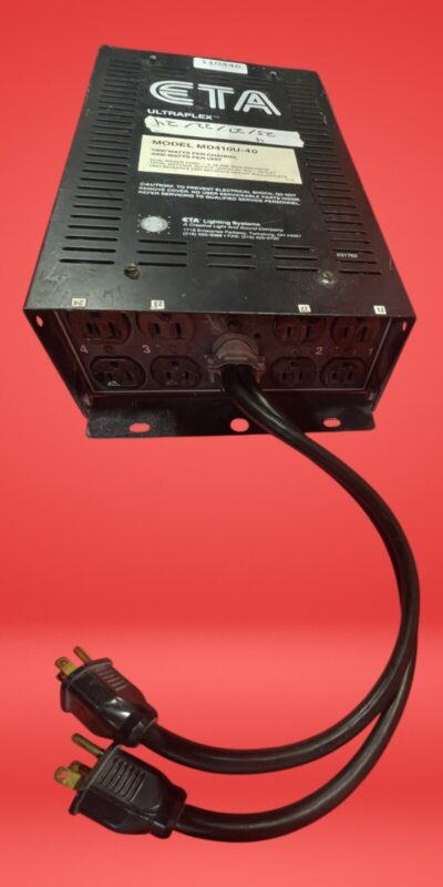 ETA Ultraplex MD410U-40 4-Ch DMX Dimmer Pack Stage Lighting Controller 120V