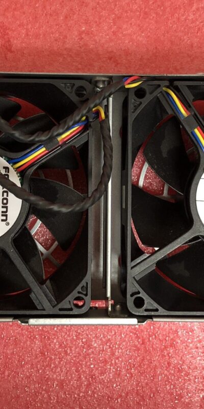 Pair Foxconn PVA092J12M-P 92mm 12V 0.95A High-Flow Case Fans Cooling PWM 4-Pin