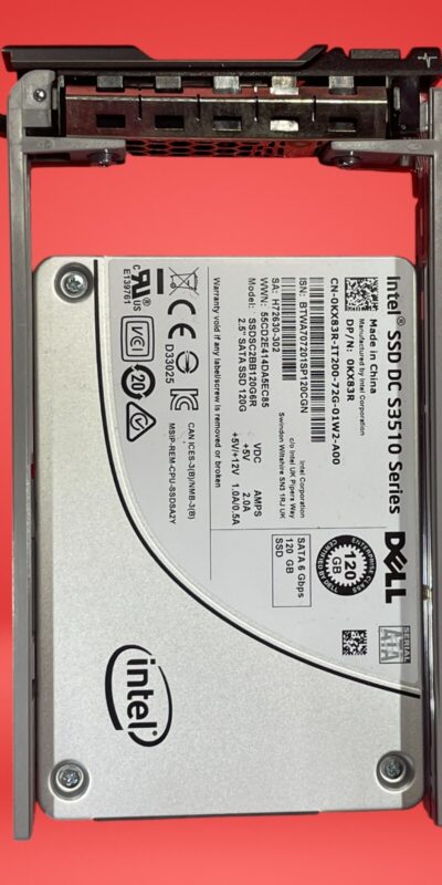Intel DC S3510 120GB 2.5in SATA III 6Gb/s SSD Dell KX83R Enterprise