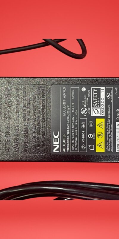 NEC Genuine 120W AC Adapter 19.5V 6.2A Model ADPI009 Power Supply OEM