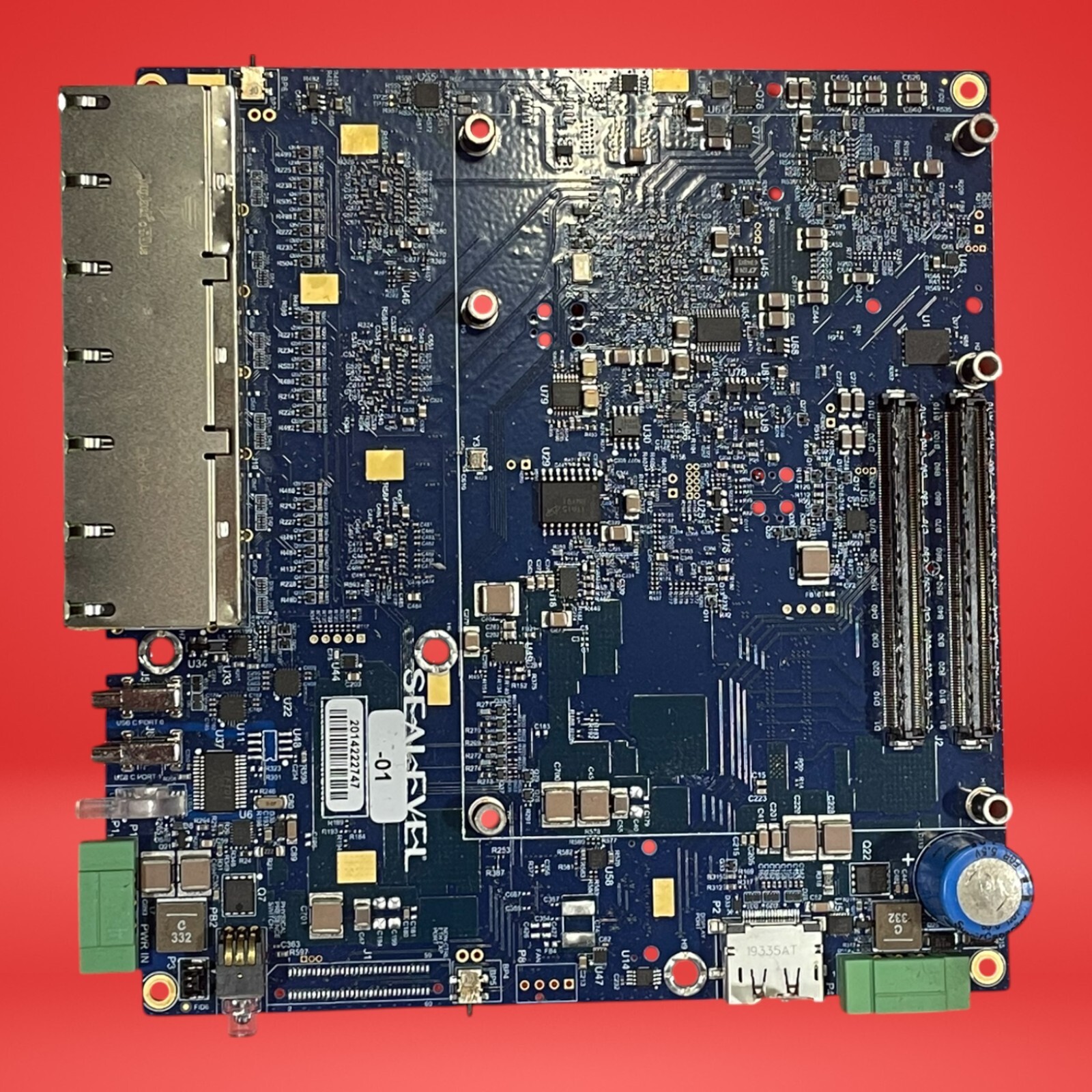 Sealevel 9488 Rev D 12-Port RS-232/485 Industrial Ethernet Serial Board