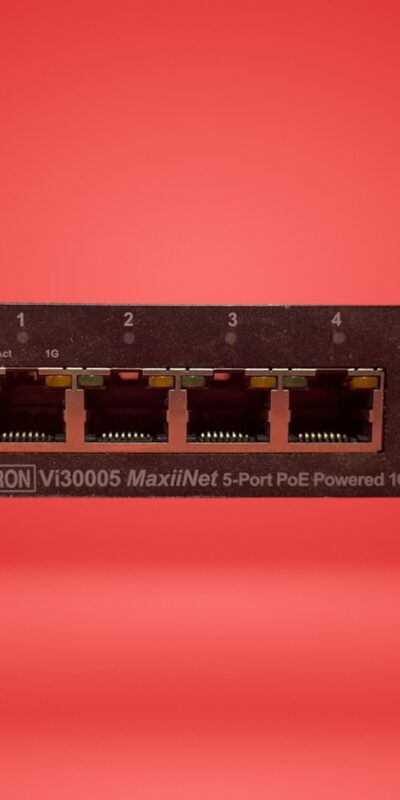 Vigitron Vi30005 5-Port Gigabit PoE+ Powered Switch 15W 802.3af/at Fanless