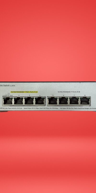 HPE OfficeConnect 1920S 8-Port Gigabit PoE+ Switch JL383A 65W Tested