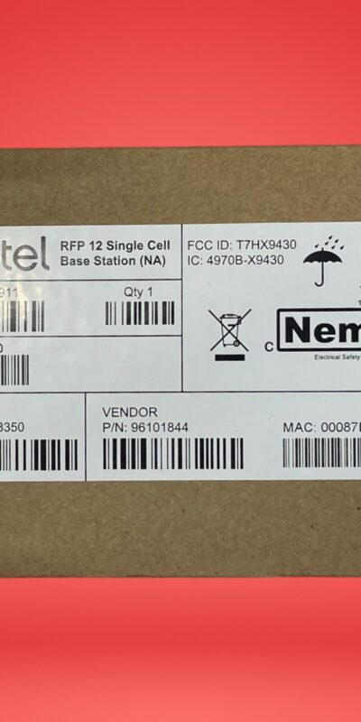 Mitel RFP 12 DECT VoIP Base Station 50006867 PoE Single-Cell Tested