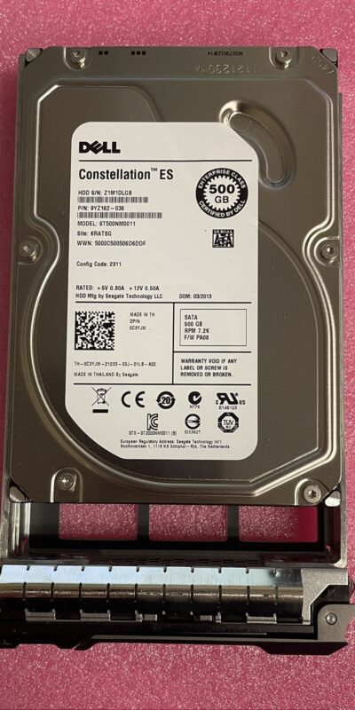 Dell Seagate ST500NM0011 500GB 3.5" 7200RPM SATA 6Gb/s 64MB HDD - Tested