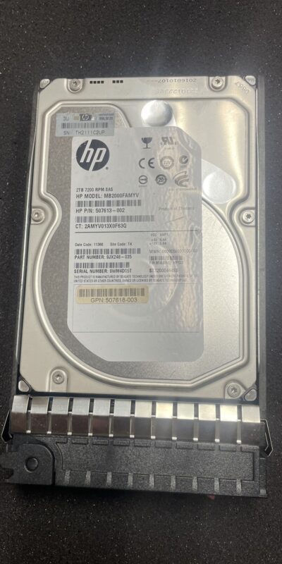 HP MB2000FAMYV ST32000444SS 2TB 6Gb/s 7.2K SAS 3.5" Server Hard Drive