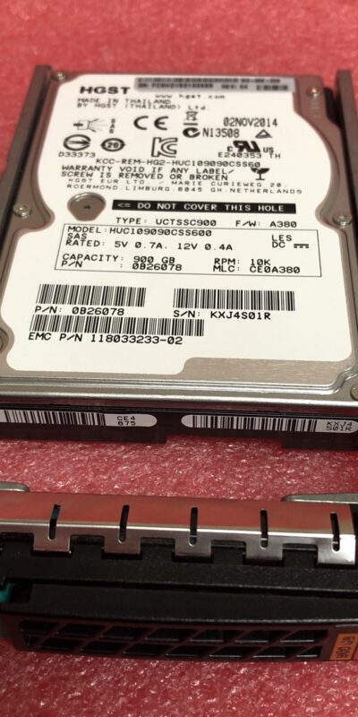 HGST 0B26078 EMC 900GB 10K 6Gbps 2.5" SAS Enterprise Hard Drive