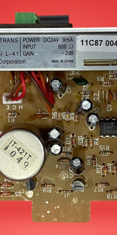 TOA L-41S Line-Matching Input Module w/ Mute-Send for 900 Series Amps