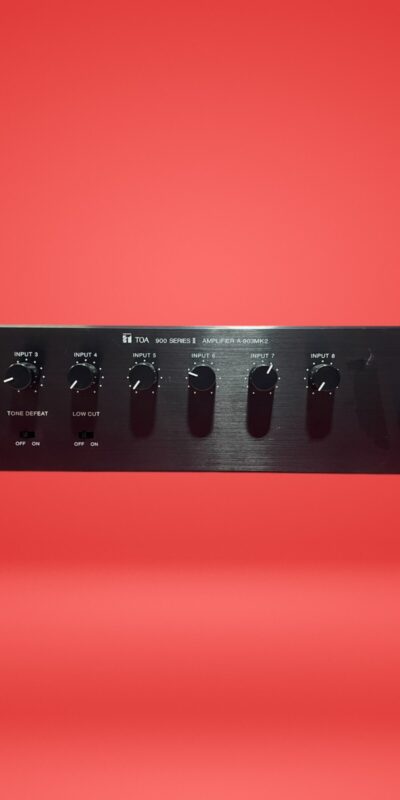 TOA Corporation 900 Series II 8-Channel Mixer Amplifier A-903MK2