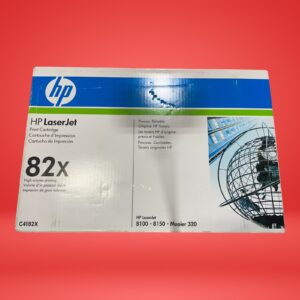 HP 82X C4182X Black Toner Cartridge OEM Sealed LaserJet 8100 8150 20K Yield