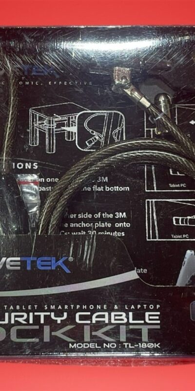 AboveTEK Laptop Kensington-Compatible Security Cable Lock Kit Notebook Tablet