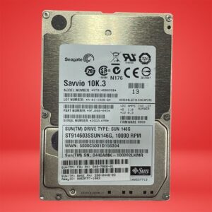 Seagate Savvio 10K.3 146GB SAS 6Gb/s 2.5" SFF 10K RPM Enterprise HDD ST9146803SS